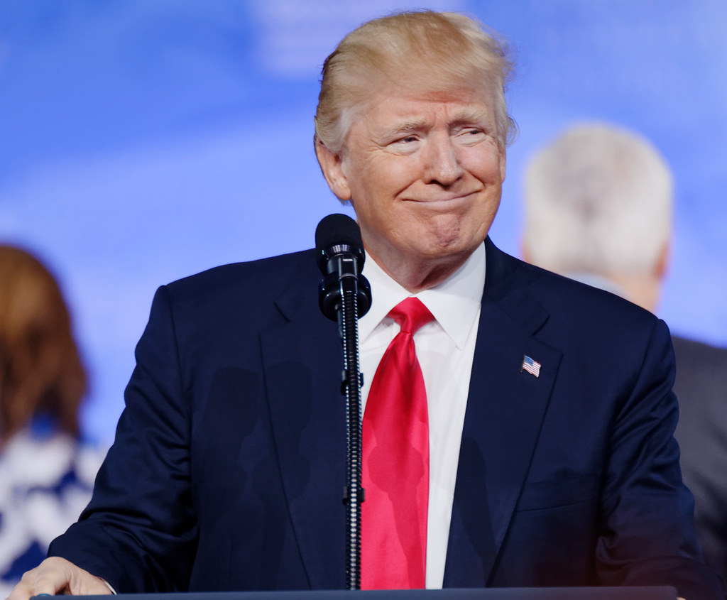 President Donald Trump on the campaign trail. Photo by Michael Vadon