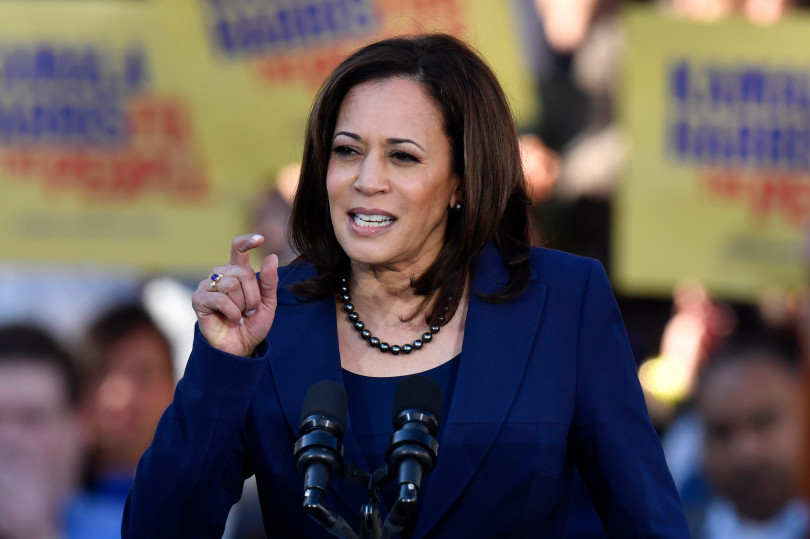 U.S. Senator Kamala Harris speaks during a launch rally for presidential campaign in Oakland last month. Photo by Jose Carlos Fajardo, Bay Area News Group