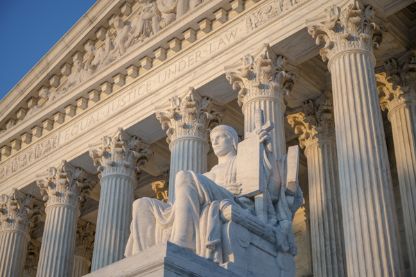 The US Supreme court in Washington DC. Photo by Richard Sharrocks via iStock
