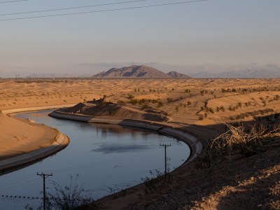 The All American Canal transports water from the Colorado River to the Imperial Valley near Felicity on Dec. 5, 2022. Photo by Caitlin Ochs, Reuters