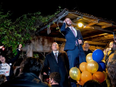 San Francisco District Attorney Chesa Boudin addresses supporters in San Francisco on June 7, 2022. San Francisco residents voted to recall Boudin in a heated campaign that bitterly divided Democrats over crime, policing and public safety reform. AP Photo/Noah Berger
