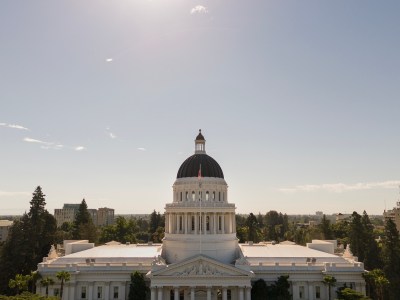 The state Capitol in Sacramento on Aug. 16, 2023. Photo by Miguel Gutierrez Jr., CalMatters