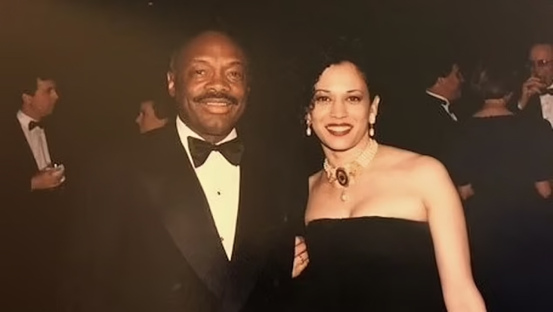 Willie Brown and Kamala Harris in 1994.